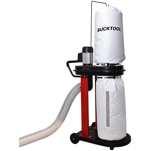 BUCKTOOL 1.2 HP Auto Start 750CFM Dust Collector