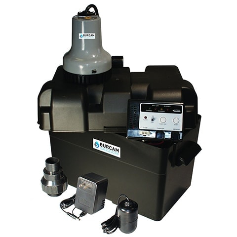 BURCAM 300403 Battery Back Up Sump Pump System