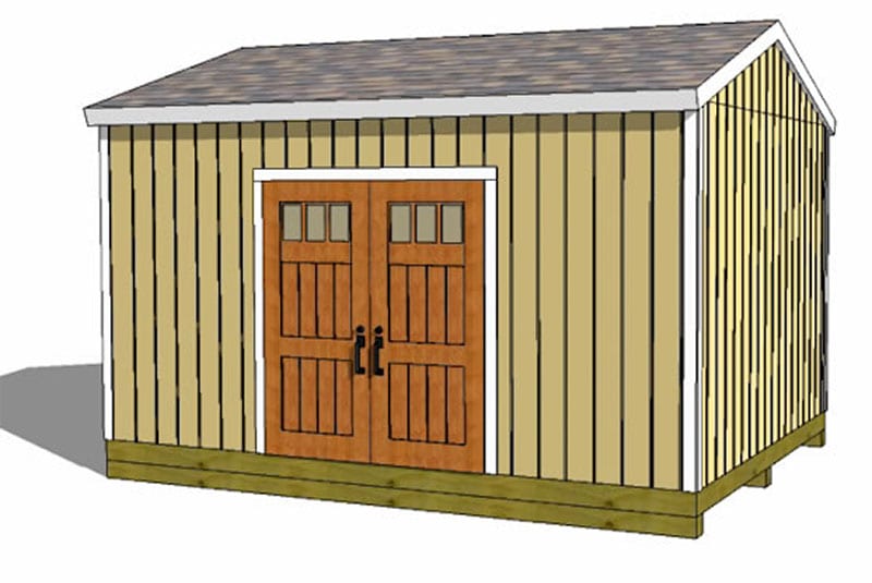Backyard shed plans from iCreatables
