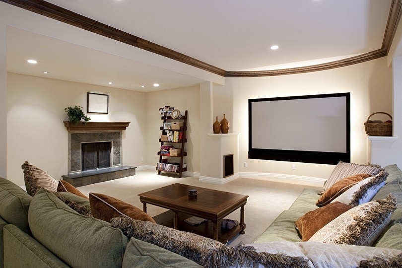 Basement Home Theater_Ambient Ideas_shutterstock