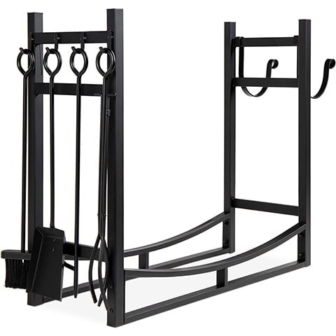 Best Choice Products Steel Firewood Log Rack