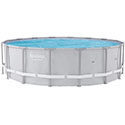Bestway 13429 Power Steel Swimming Pool, 16’ x 48”