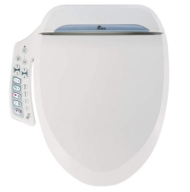 BioBidet BB-600 BB600 Ultimate Advanced Bidet Toilet Seat, White, Elongated