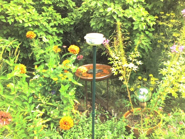Bird feeding station