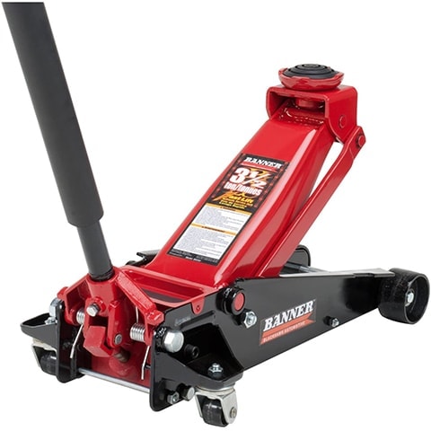 Blackhawk B6350 Black:Red Fast Lift Service Jack
