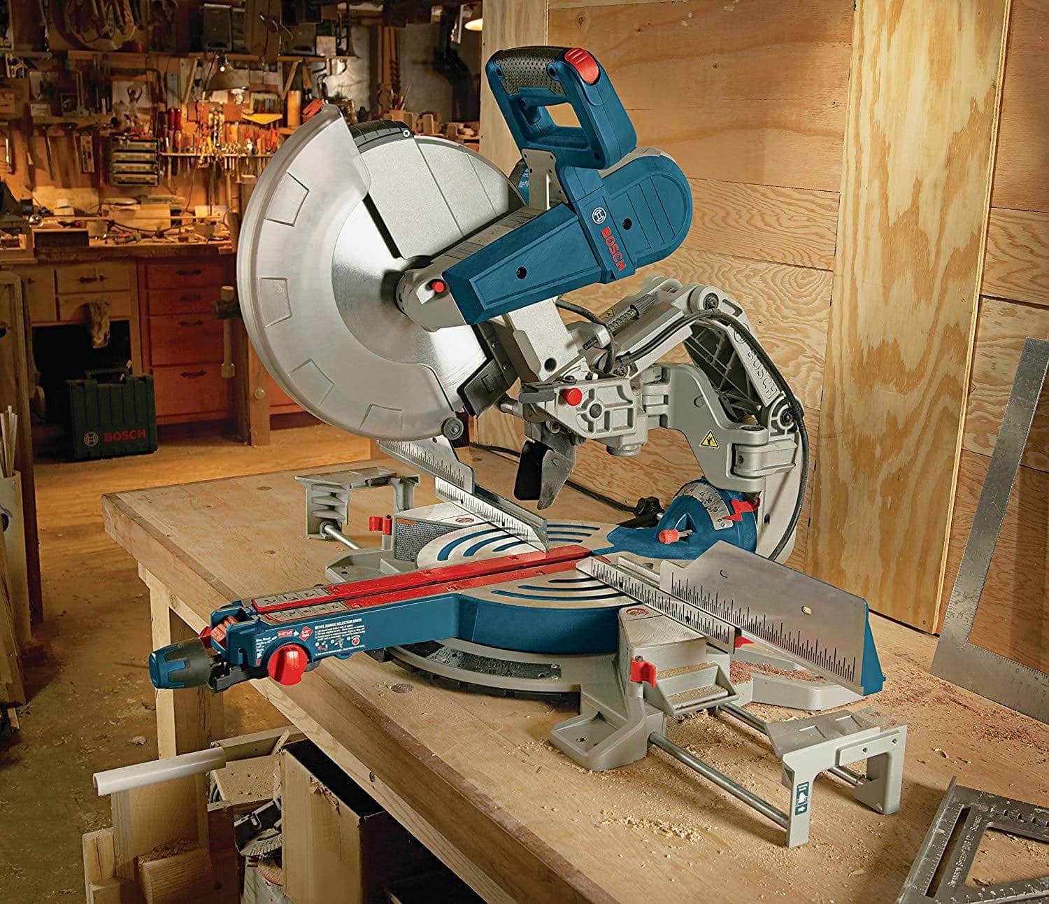Bosch GCM12SD in workshop