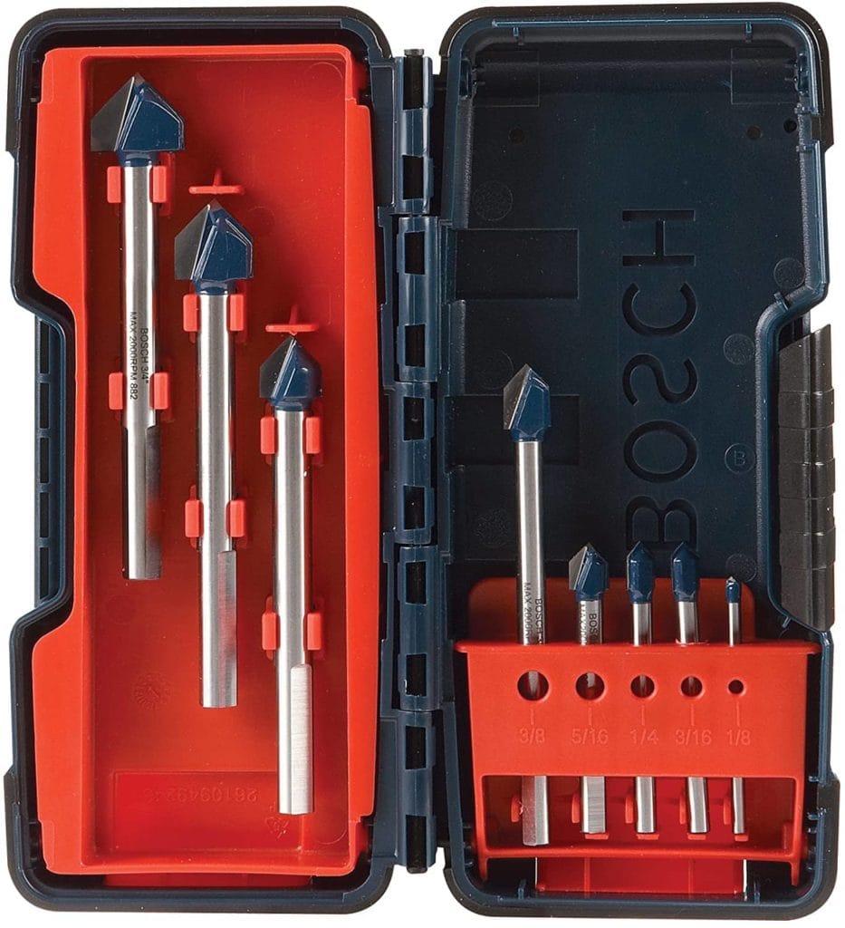 Bosch GT400 5:16inch Carbide Tipped Glass, Ceramic and Tile Drill Bit