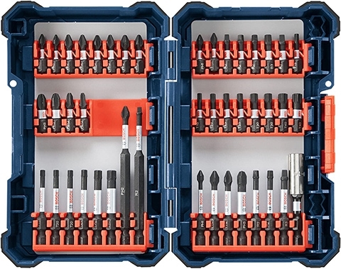 Bosch SDMS44 44-Piece Impact Tough Screwdriving System Set