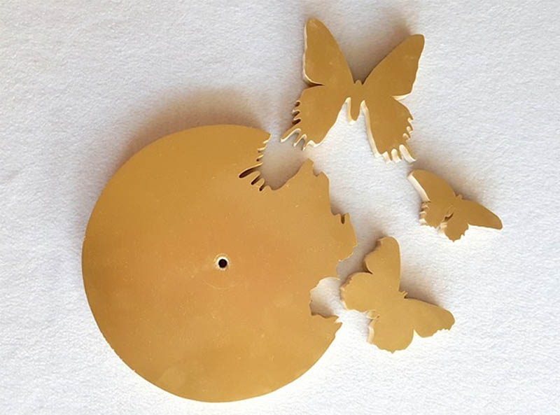 Butterfly Silhouette Clock from Reality Daydream