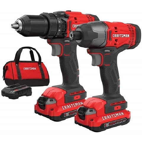 CRAFTSMAN CMCK200C2 Cordless Drill Combo Kit