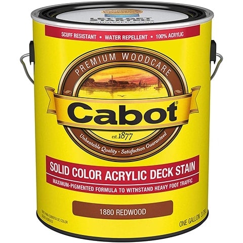 Cabot 140.0001880.007 Solid Color Decking Stain