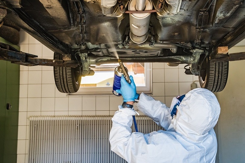 Car under body wax