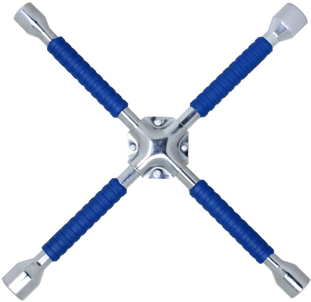 Cartman 16 Universal Anti-Slip Cross Wrench, Lug Wrench