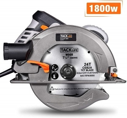 Circular Saw TACKLIFE Upgraded 1800W