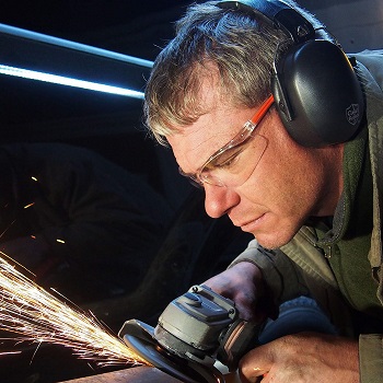 Hearing protection while welding