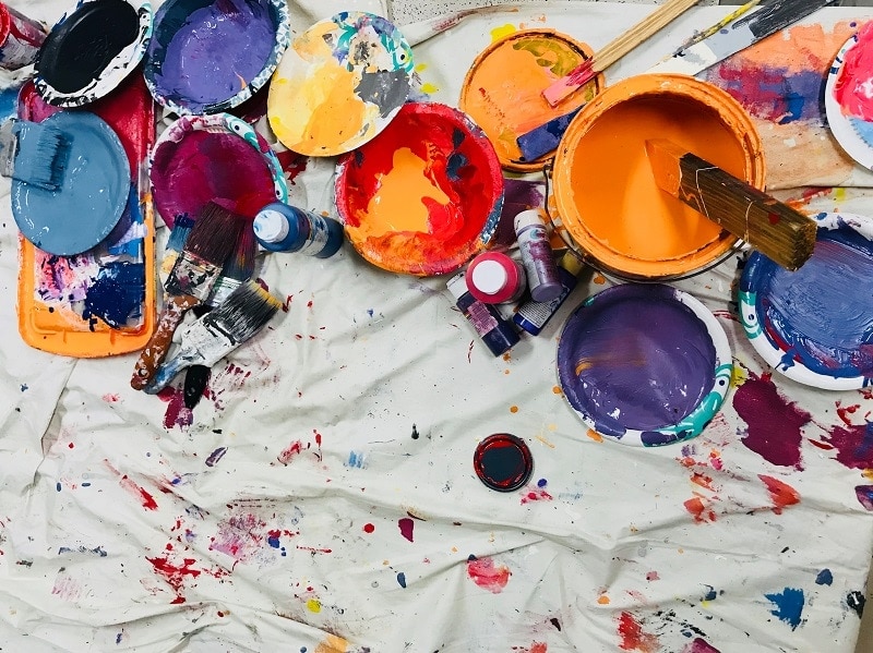 Colorful Latex Paint