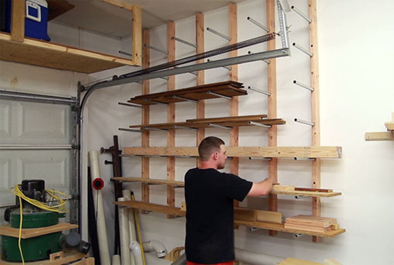 Conduit Lumber Storage rack