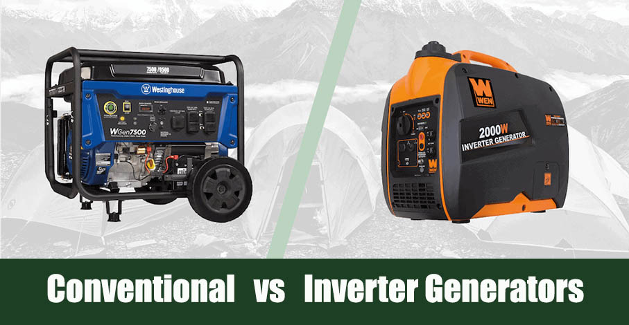 Conventional vs Inverter Generators