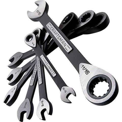 Craftsman 21028 Universal Ratcheting Wrench Set