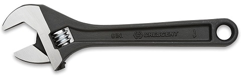 Crescent 6in Adjustable Black Oxide Wrench