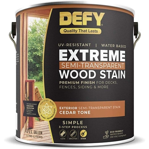 DEFY Extreme Semi-Transparent Exterior Wood Stain