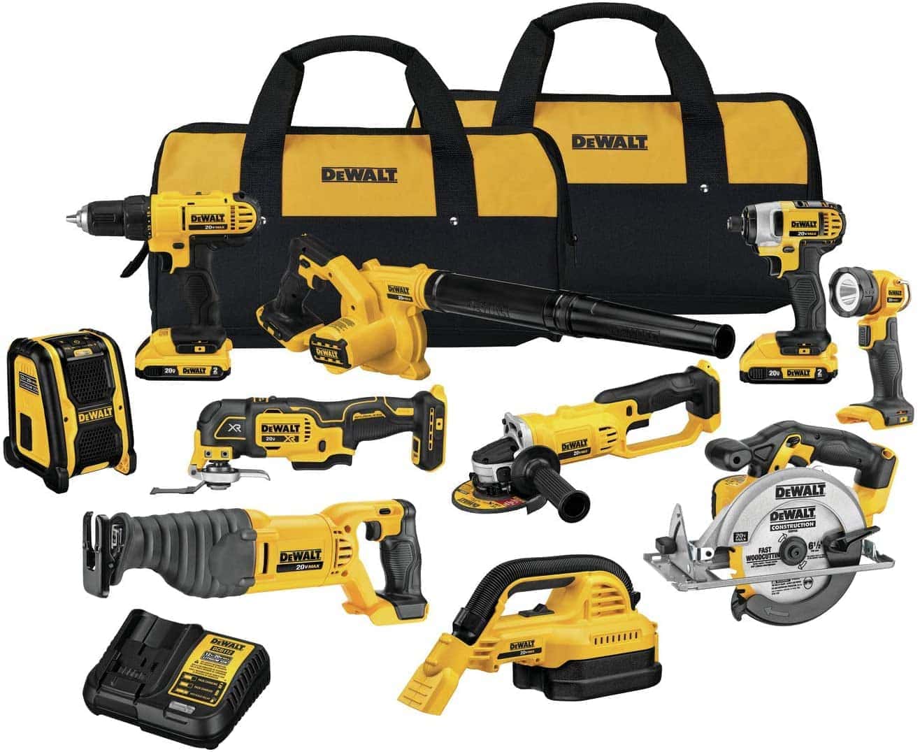 DEWALT 20V MAX Cordless Drill Combo Kit