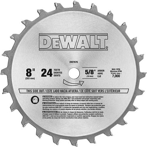 DEWALT DW7670 Stacked Dado Set