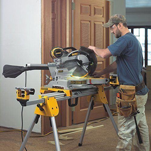DEWALT DWS780 cutting wood