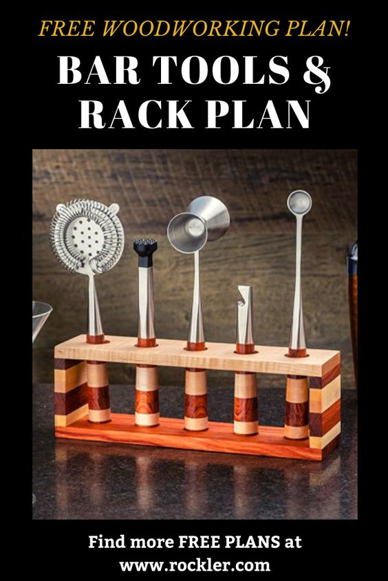 DIY Bar Tools and Rack