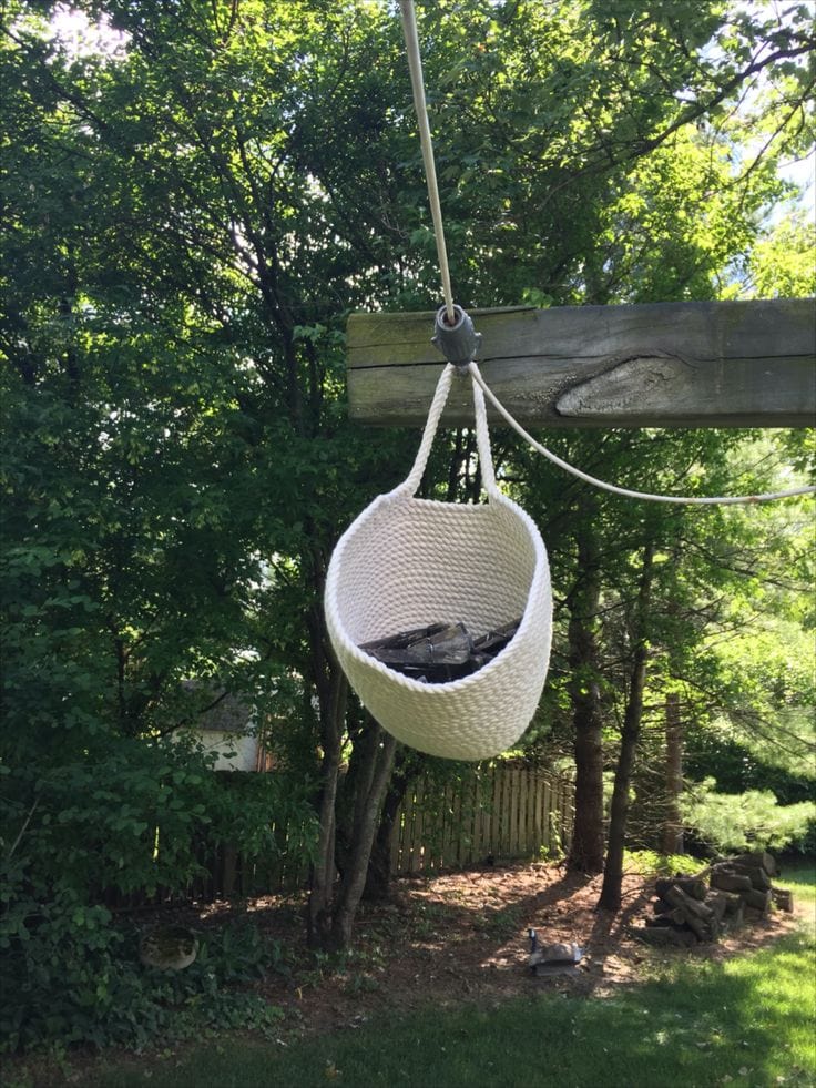 DIY Clothes Pin Basket