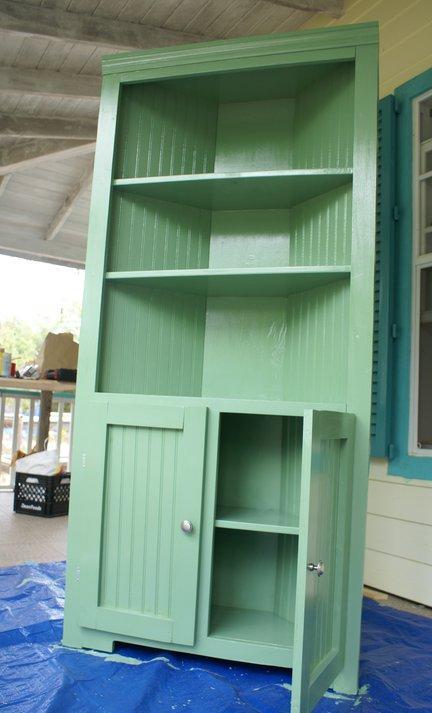 DIY Corner Cupboard