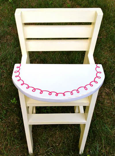 DIY DOLL HIGH CHAIR