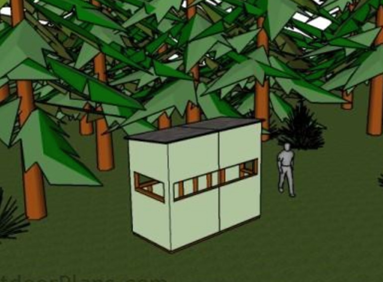 DIY Deer Box Stand Plan