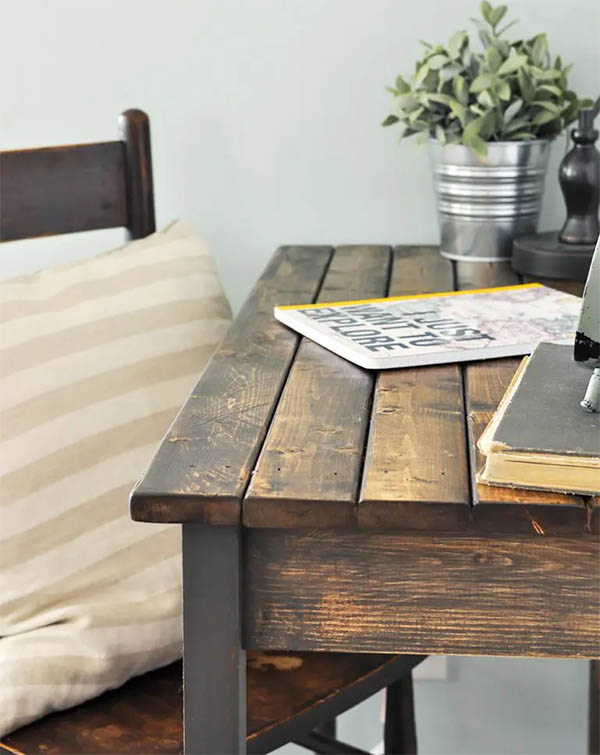 DIY Farmhouse Writing Table from Cherished Bliss