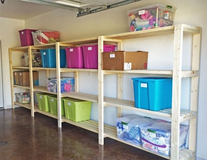 DIY Garage Shelves from Ana White