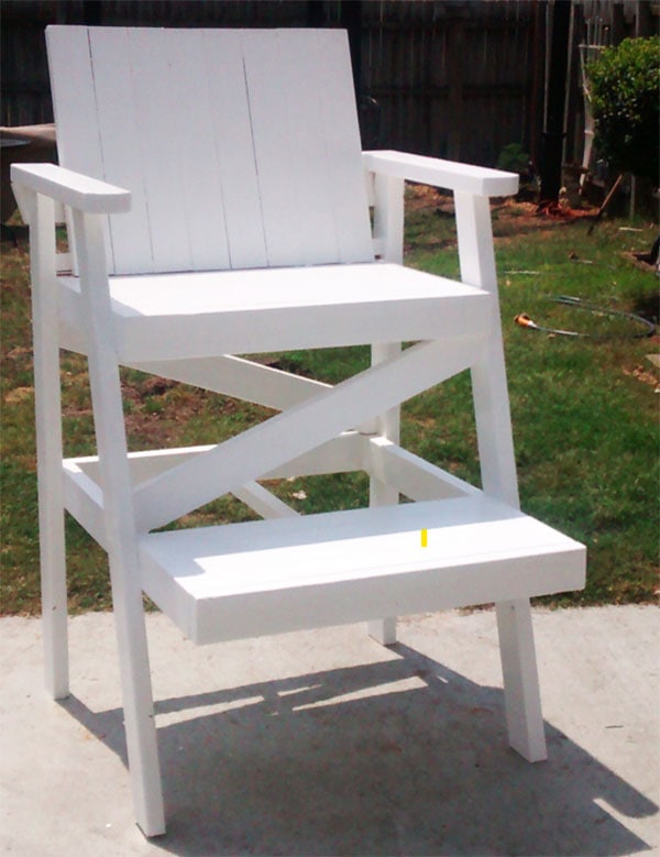 DIY Lifeguard Chair – My Outdoor Plans