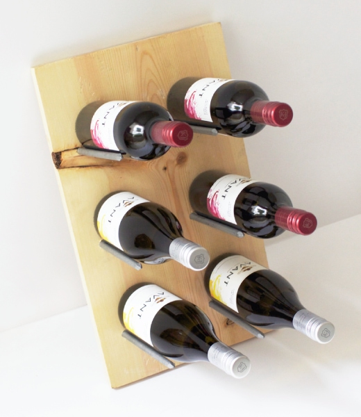 DIY MODERN WINE RACK