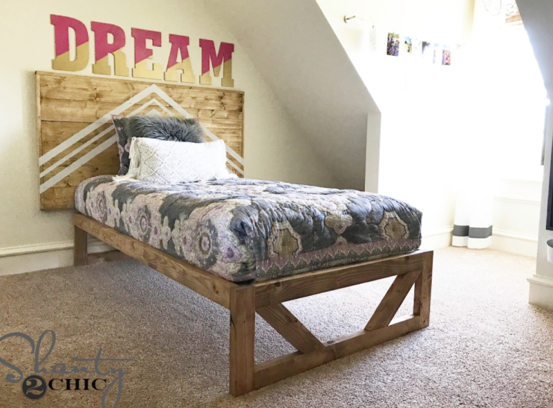 DIY Modern Platform Bed