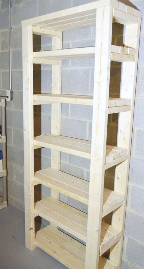 DIY Paint Storage Shelf from Create and Babble