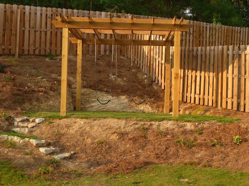 DIY Pergola Swing Set from Only From Scratch