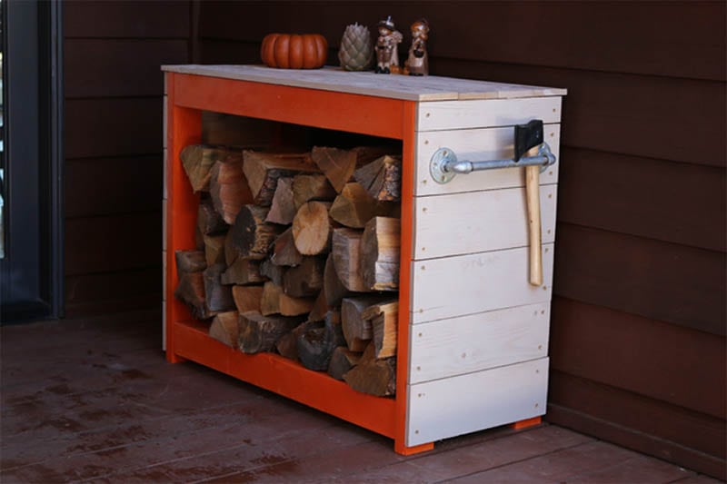 DIY Pete’s Firewood Rack