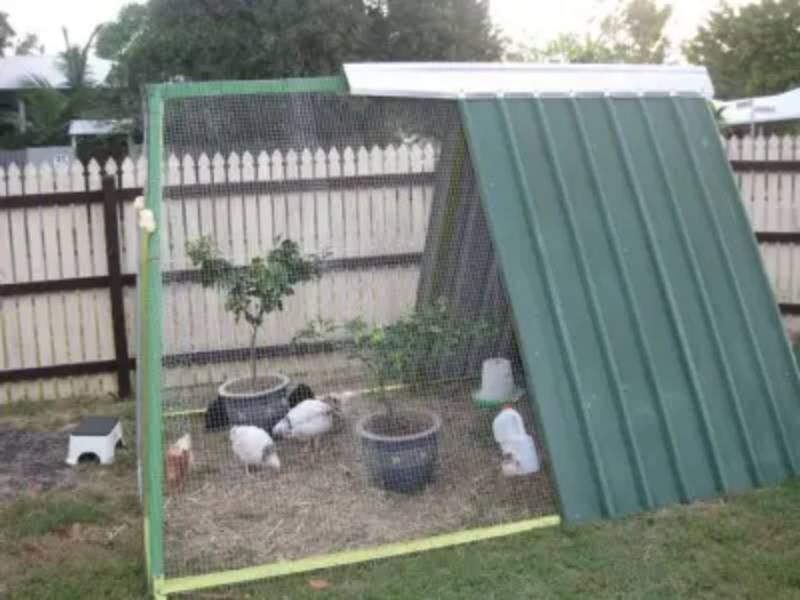 DIY Re Purposed Swing Set Chicken Coop