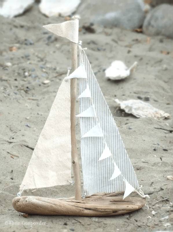 DIY coastal vibe driftwood
