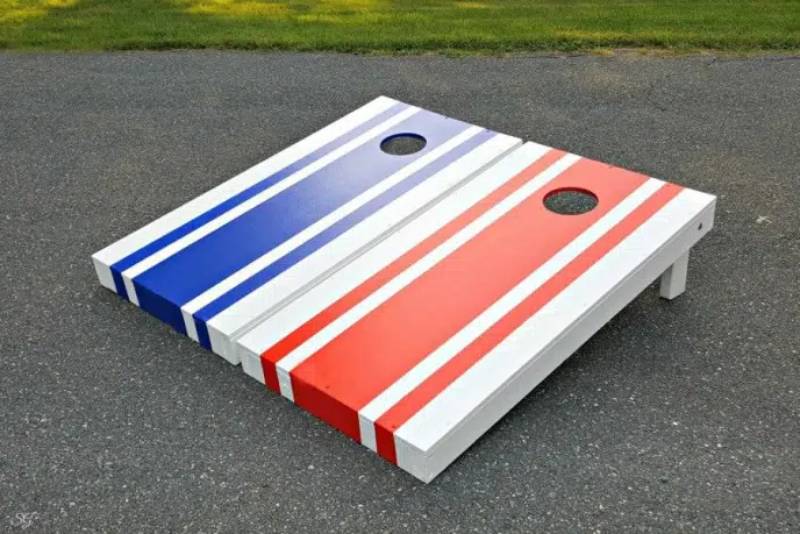 DIY cornhole boards