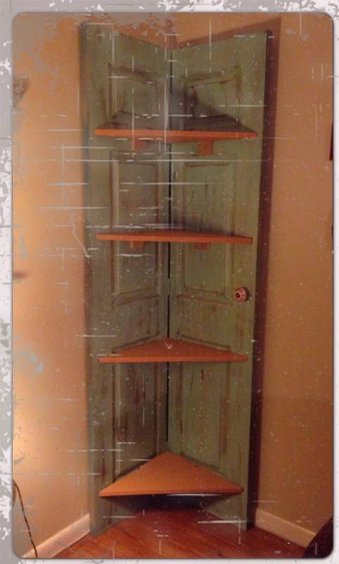 DIY door shelf