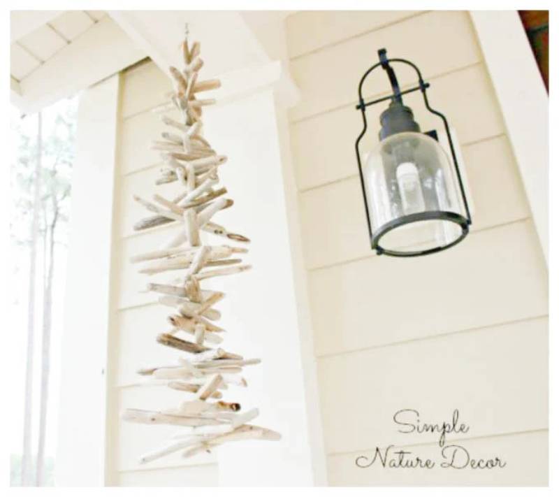 DIY driftwood wind chime