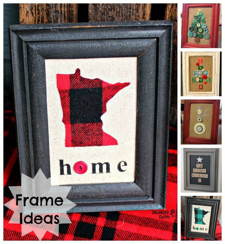 DIY framed buffalo check minnesota state pride signs