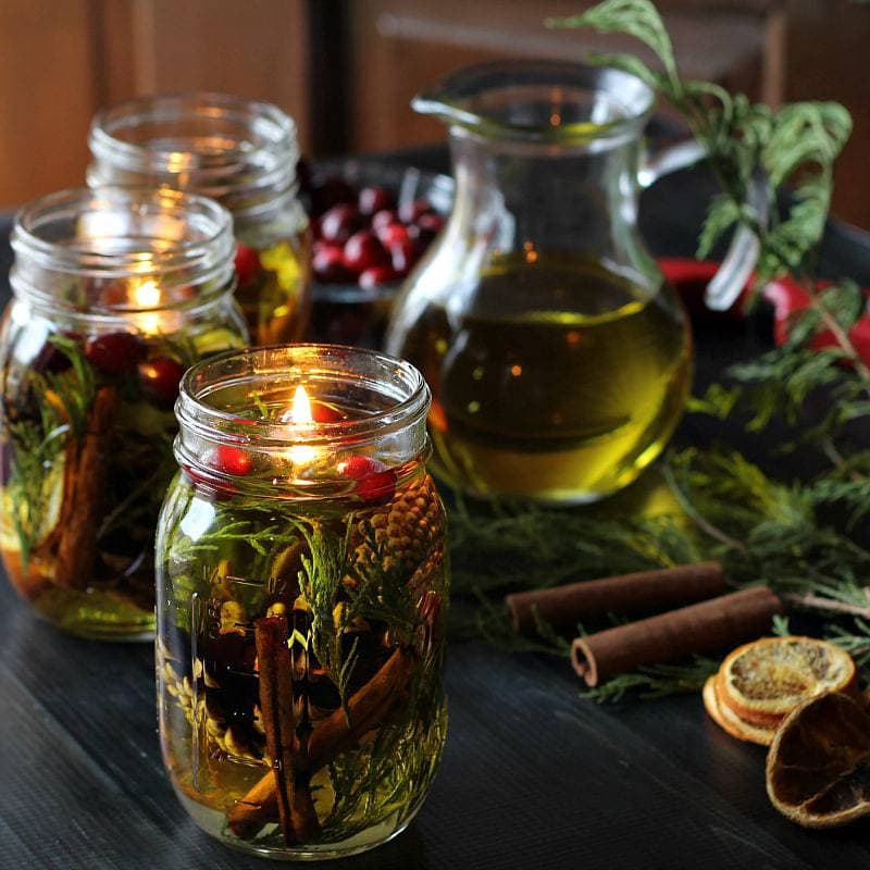 DIY oil candle