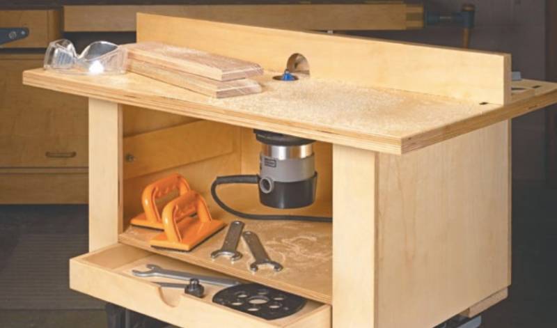 DIY quick-and-easy router table