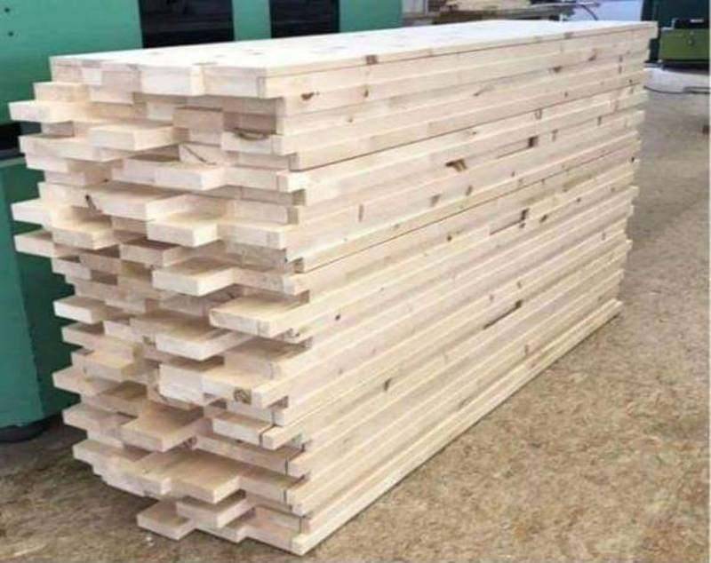 DIY stack of lumber dresser drawers